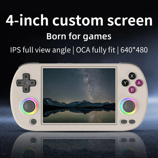 RG40XX Retro Handheld Console 4" IPS Linux-based retro gaming OS (muOS community firmware) 64GB | iGameConsole 2026 Premium | Supports GBA SNES PS1 PSP NDS MAME 11471+ Preloaded Games Plug and Play | Back to School Gift for Retro Gamers Adults Collectors