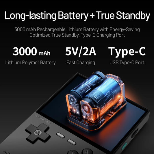 TrimUIBrick Retro Handheld Console 3.2" IPS Linux-based retro gaming OS (CrossMix community firmware) 64GB | iGameConsole 2026 Premium | Supports GBA SNES PS1 17000+ Preloaded Games Plug and Play | Back to School Gift for Kids Adults Dad