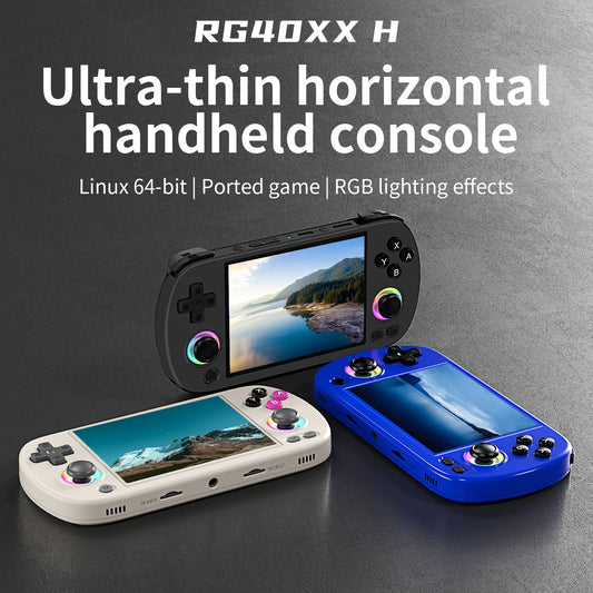 RG40XX Retro Handheld Console 4.0" IPS Linux-based retro gaming OS (muOS community firmware) 32GB+ | iGameConsole 2026 Premium | Supports GBA SNES PS1 5000+ Preloaded Games Plug and Play | Back to School Gift for Retro Gamers Adults Collectors