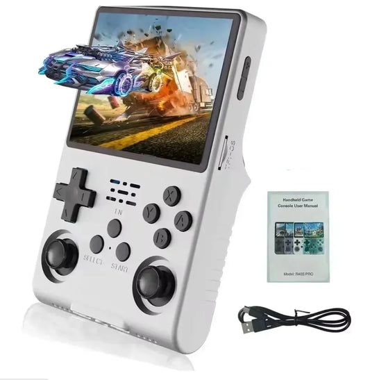 FLLBW Retro Handheld Console 3.5" IPS Linux-based retro gaming OS 256GB | iGameConsole 2026 Budget-Friendly | Supports GBA SNES PS1 N64 PSP NDS 35000+ Preloaded Games Plug and Play | Back to School Gift for Kids Adults Dad | 256GB Extended Library Edition