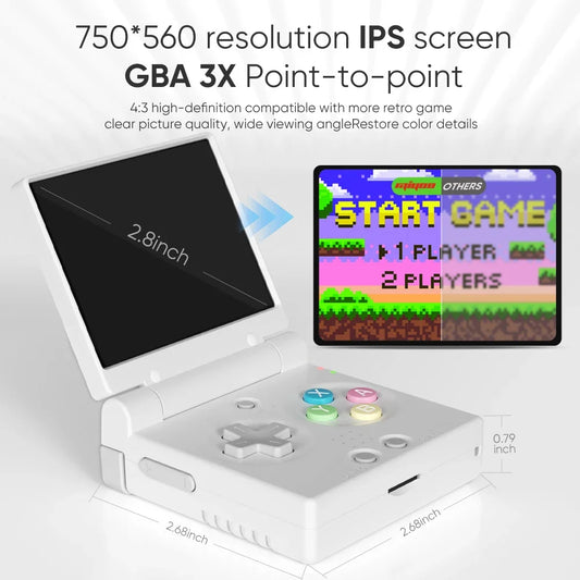 MIYOO Retro Handheld Console 2.8" IPS Linux-based retro gaming OS 64GB | iGameConsole 2026 Premium | Supports GBA SNES PS1 4000+ Preloaded Games Plug and Play | Back to School Gift for Retro Gamers Adults Collectors