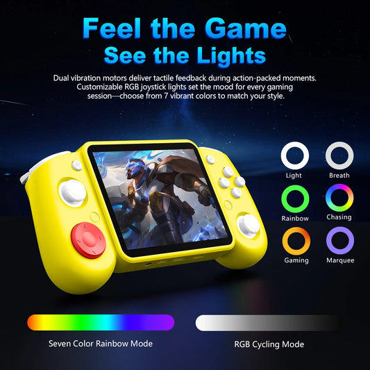 iGameConsole RG43H Retro Handheld Console 4.3" IPS Linux-based retro gaming OS 64GB+ | iGameConsole 2026 Premium | Supports GBA SNES PS1 1000+ Preloaded Games Plug and Play | Back to School Gift for Kids Adults Dad | WiFi Enabled
