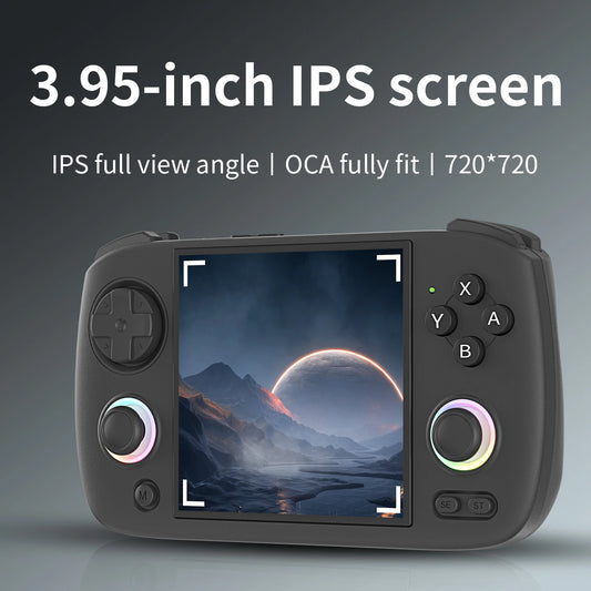 Anbernic Retro Handheld Console 3.95" IPS Linux-based retro gaming OS 64GB | iGameConsole 2026 Flagship | Supports GBA SNES PS1 5000+ Preloaded Games Plug and Play | Back to School Gift for Kids Adults Dad | WiFi Enabled