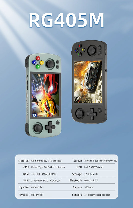 Anbernic Retro Handheld Console 4" IPS Linux-based retro gaming OS 64GB | iGameConsole 2026 Flagship | Supports GBA SNES PS1 2000+ Preloaded Games Plug and Play | Back to School Gift for Kids Adults Dad | WiFi Enabled
