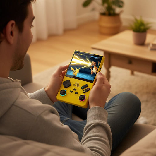 iGameConsole V40 Retro Handheld Console 4" IPS Linux-based retro gaming OS (ArkOS community firmware) 256GB | iGameConsole 2026 Premium | Supports GBA SNES PS1 N64 PSP Preloaded Games Plug and Play | Back to School Gift for Kids Adults Dad