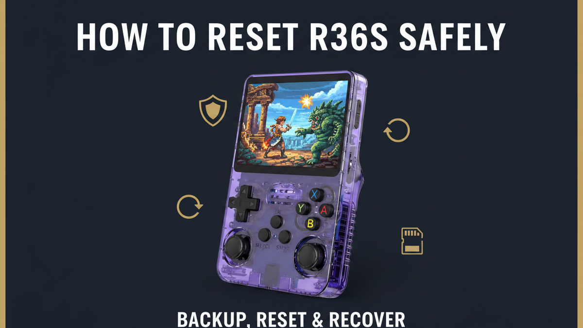 How to reset R36S safely — 2026 — backup, settings reset and recovery guide by iGameConsole