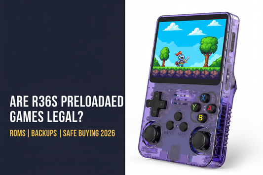 Are R36S Preloaded Games Legal? ROMs, Backups & Safe Buying Guide 2026