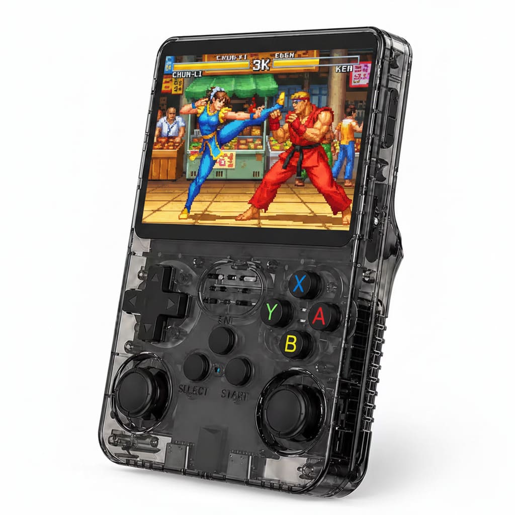 R36S Retro Handheld Console 3.5" IPS Linux-based retro gaming OS (ArkOS community firmware) 64GB / 128GB | iGameConsole 2026 Budget-Friendly | GBA SNES PS1 N64 PSP 15,000+ / 20,000+ Preloaded Games Plug and Play | Back to School Gift for Kids Adults Dad
