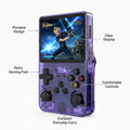 R36S Purple Console Features — Final Fantasy VII Cloud Battle