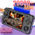 R36S Retro Handheld Console 3.5" IPS Linux-based retro gaming OS (ArkOS community firmware) 64GB | iGameConsole 2026 Premium | Supports GBA SNES PS1 1000+ Preloaded Games Plug and Play | Back to School Gift for Kids Adults Dad