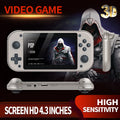 iGameConsole BOYHOM Retro Handheld Console 4.3" IPS Linux-based retro gaming OS 64GB+ | iGameConsole 2026 Mid-Range | Supports GBA SNES PS1 1000+ Preloaded Games Plug and Play | Back to School Gift for Kids Adults Dad