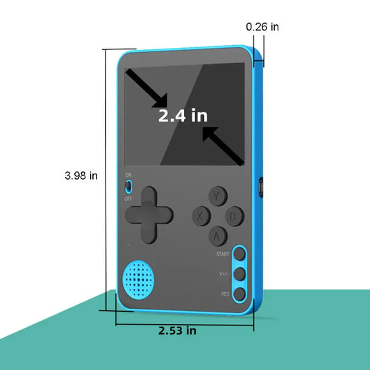iGameConsole K10 Retro Handheld Console 2.4" IPS Linux-based retro gaming OS 64GB | iGameConsole 2026 Budget-Friendly | Supports GBA SNES PS1 1000+ Preloaded Games Plug and Play | Back to School Gift for Kids Adults Dad