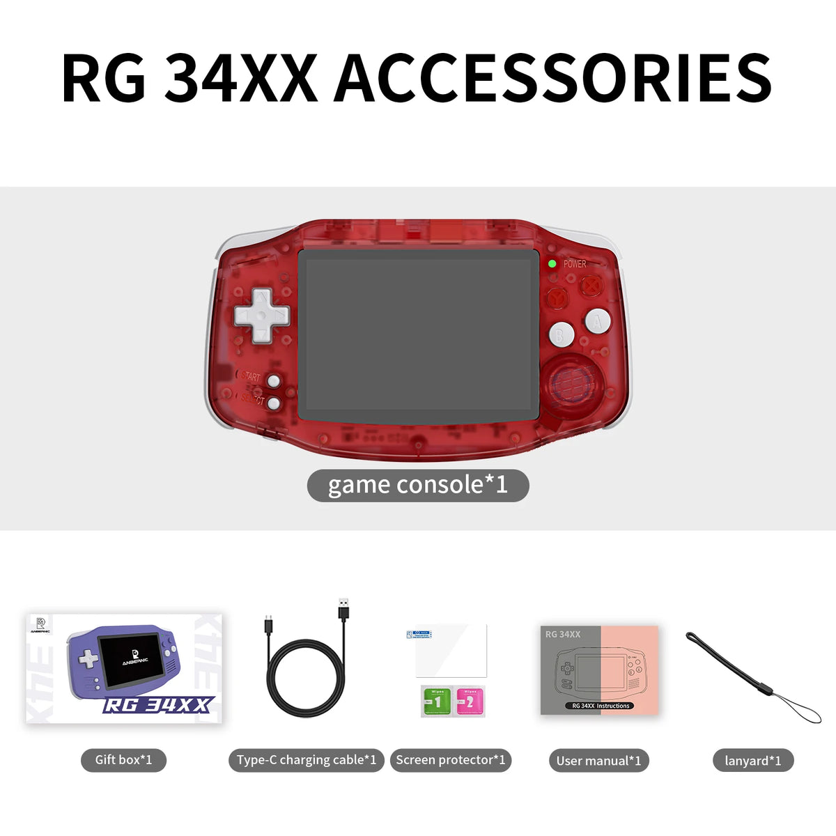 RG34XX Retro Handheld Console Linux-based retro gaming OS 64GB | iGameConsole 2026 Flagship | Supports GBA SNES PS1 5000+ Preloaded Games Plug and Play | Back to School Gift for Kids Adults Dad | WiFi Enabled | 64GB Extended Library Edition