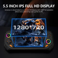 AISLPCRG52 Retro Handheld Console 5.5" IPS Linux-based retro gaming OS 64GB+ | iGameConsole 2026 Premium | Supports GBA SNES PS1 1000+ Preloaded Games Plug and Play | Back to School Gift for Kids Adults Dad | WiFi Enabled | 64GB+ Extended Library Edition