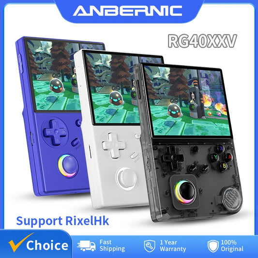 RG40XX Retro Handheld Console Linux-based retro gaming OS (muOS community firmware) 64GB | iGameConsole 2026 Flagship | Supports GBA SNES PS1 1000+ Preloaded Games Plug and Play | Back to School Gift for Retro Gamers Adults Collectors