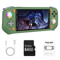 AISLPCRG52 Retro Handheld Console 5.5" IPS Linux-based retro gaming OS (EmuELEC community firmware) 64GB | iGameConsole 2026 Premium | Supports GBA SNES PS1 1000+ Preloaded Games Plug and Play | Back to School Gift for Kids Adults Dad | WiFi Enabled