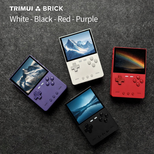 TrimUIBrick Retro Handheld Console 3.2" IPS Linux-based retro gaming OS (CrossMix community firmware) 64GB | iGameConsole 2026 Premium | Supports GBA SNES PS1 17000+ Preloaded Games Plug and Play | Back to School Gift for Kids Adults Dad