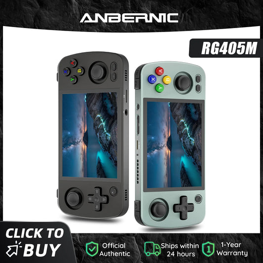 Anbernic Retro Handheld Console 4" IPS Linux-based retro gaming OS 64GB | iGameConsole 2026 Flagship | Supports GBA SNES PS1 1000+ Preloaded Games Plug and Play | Back to School Gift for Kids Adults Dad | WiFi Enabled