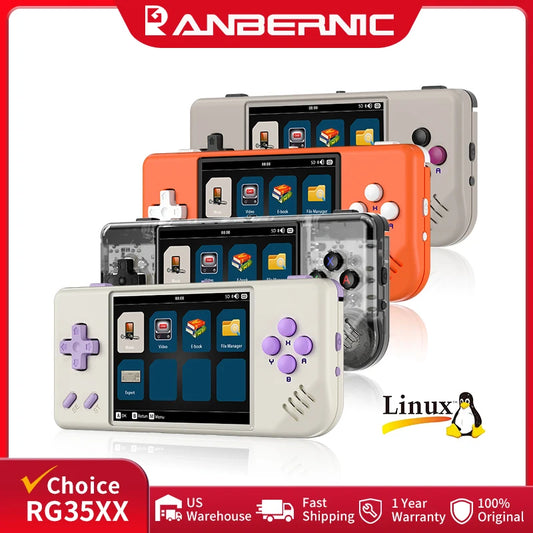 RG28XX Retro Handheld Console 2.83" IPS Linux-based retro gaming OS (muOS community firmware) 32GB | iGameConsole 2026 Mid-Range | Supports GBA SNES PS1 1000+ Preloaded Games Plug and Play | Back to School Gift for Kids Adults Dad