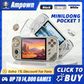 iGameConsole MINILOONG Retro Handheld Console Linux-based retro gaming OS 64GB | iGameConsole 2026 Flagship | Supports GBA SNES PS1 14000+ Preloaded Games Plug and Play | Back to School Gift for Kids Adults Dad