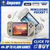MINILOONG Pocket 1 Modular Retro Handheld Console | 4-inch 4:3 IPS, LOONG OS | No Card or 64G | White, Black or Grey | Birthday Gift
