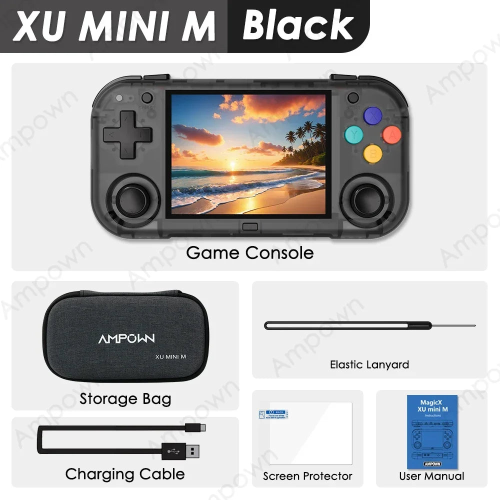 iGameConsole Ampown Retro Handheld Console Linux-based retro gaming OS 64GB | iGameConsole 2026 Mid-Range | Supports GBA SNES PS1 11000+ Preloaded Games Plug and Play | Back to School Gift for Kids Adults Dad | Nostalgic Classic Gaming Childhood Memories