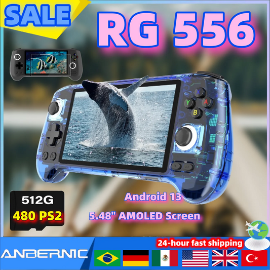 RGCube Retro Handheld Console 5.48" IPS Linux-based retro gaming OS (muOS community firmware) 64GB+ | iGameConsole 2026 Flagship | Supports GBA SNES PS1 PSP 60000+ Preloaded Games Plug and Play | Back to School Gift for Retro Gamers Adults Collectors