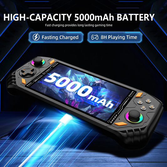AISLPCRG52 Retro Handheld Console 5.5" IPS Linux-based retro gaming OS 64GB+ | iGameConsole 2026 Premium | Supports GBA SNES PS1 1000+ Preloaded Games Plug and Play | Back to School Gift for Kids Adults Dad | WiFi Enabled | 64GB+ Extended Library Edition