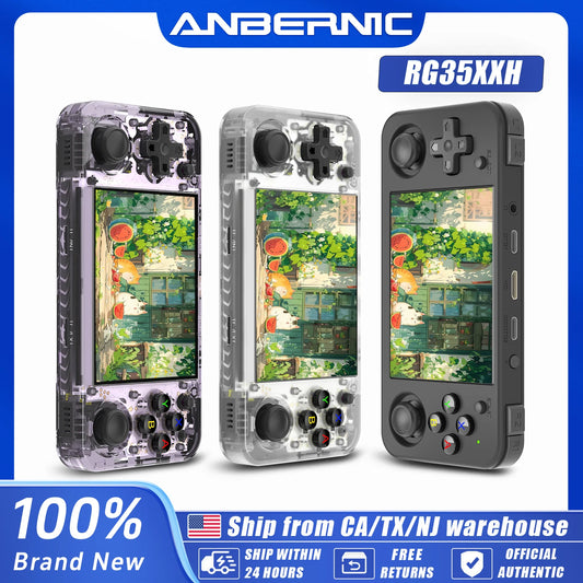 RG35XX+ Retro Handheld Console 3.5" IPS Linux-based retro gaming OS (muOS community firmware) 64GB | iGameConsole 2026 Mid-Range | Supports GBA SNES PS1 5000+ Preloaded Games Plug and Play | Back to School Gift for Kids Adults Dad