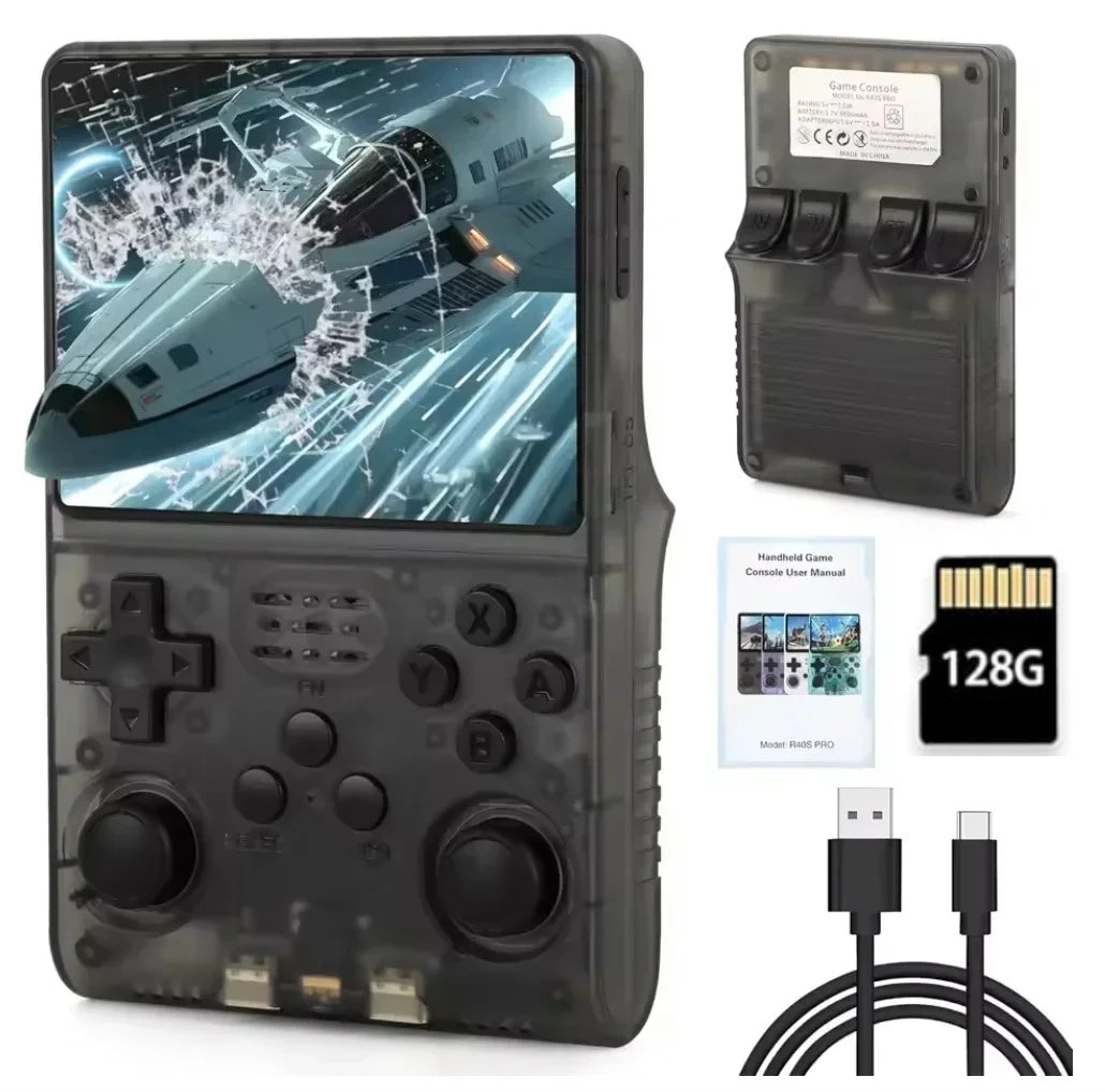iGameConsole R40S Retro Handheld Console Linux-based retro gaming OS 256GB | iGameConsole 2026 Mid-Range | Supports PS1 Preloaded Games Plug and Play | Back to School Gift for Kids Adults Dad | Nostalgic Classic Gaming Childhood Memories