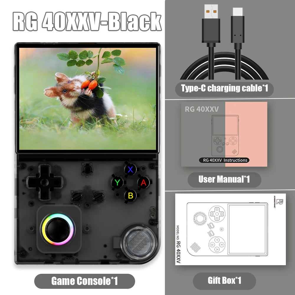 RG40XX Retro Handheld Console 4.0" IPS Linux-based retro gaming OS (RetroArch community firmware) 64GB | iGameConsole 2026 Flagship | Supports GBA SNES PS1 5000+ Preloaded Games Plug and Play | Back to School Gift for Retro Gamers Adults Collectors