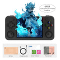 RG35XX+ Retro Handheld Console 3.5" IPS Linux-based retro gaming OS (muOS community firmware) 64GB | iGameConsole 2026 Premium | Supports GBA SNES PS1 PSP NDS MAME 2000+ Preloaded Games Plug and Play | Back to School Gift for Kids Adults Dad
