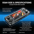 R36S Retro Handheld Console 3.5" IPS Linux-based retro gaming OS (ArkOS community firmware) 64GB | iGameConsole 2026 Premium | Supports GBA SNES PS1 1000+ Preloaded Games Plug and Play | Back to School Gift for Kids Adults Dad