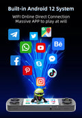 Anbernic Retro Handheld Console 4" IPS Linux-based retro gaming OS 64GB | iGameConsole 2026 Flagship | Supports GBA SNES PS1 2000+ Preloaded Games Plug and Play | Back to School Gift for Kids Adults Dad | WiFi Enabled