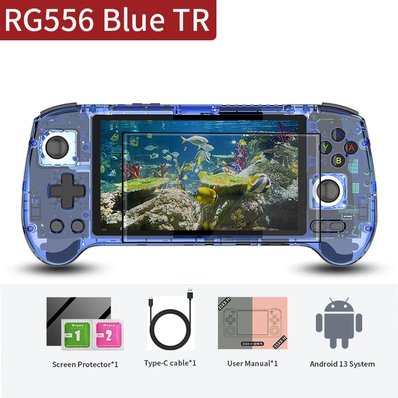 Anbernic Retro Handheld Console 5.48" IPS Linux-based retro gaming OS 64GB | iGameConsole 2026 Flagship | Supports GBA SNES PS1 2000+ Preloaded Games Plug and Play | Back to School Gift for Kids Adults Dad | WiFi Enabled