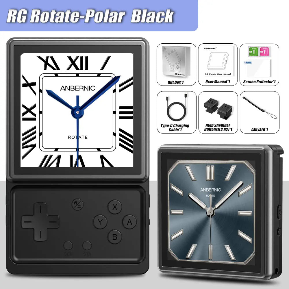 Anbernic Retro Handheld Console 3.5" IPS Linux-based retro gaming OS (RetroArch community firmware) 32GB | iGameConsole 2026 Flagship | Supports GBA SNES NES PS1 N64 Dreamcast 1000+ Preloaded Games Plug and Play | Back to School Gift for Kids Adults Dad