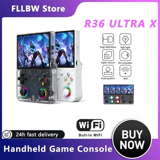 FLLBW Retro Handheld Console 4.5" IPS Linux-based retro gaming OS 64GB+ | iGameConsole 2026 Premium | Supports GBA SNES PS1 35000+ Preloaded Games Plug and Play | Back to School Gift for Kids Adults Dad | 64GB+ Starter Value Edition