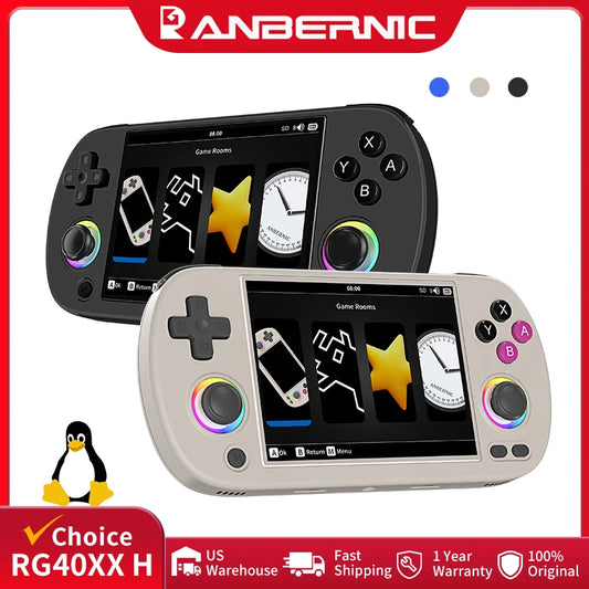 RG40XX Retro Handheld Console 4.0" IPS Linux-based retro gaming OS (muOS community firmware) 32GB+ | iGameConsole 2026 Premium | Supports GBA SNES PS1 5000+ Preloaded Games Plug and Play | Back to School Gift for Retro Gamers Adults Collectors