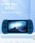X55 Retro Handheld Console 5.5" IPS Linux-based retro gaming OS 64GB | iGameConsole 2026 Premium | Supports GBA SNES PS1 PSP 80000+ Preloaded Games Plug and Play | Back to School Gift for Kids Adults Dad | 64GB Extended Library Edition