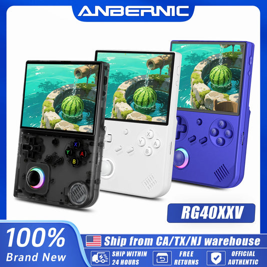RG40XX Retro Handheld Console 4" IPS Linux-based retro gaming OS (muOS community firmware) 64GB | iGameConsole 2026 Premium | Supports GBA SNES PS1 5000+ Preloaded Games Plug and Play | Back to School Gift for Retro Gamers Adults Collectors