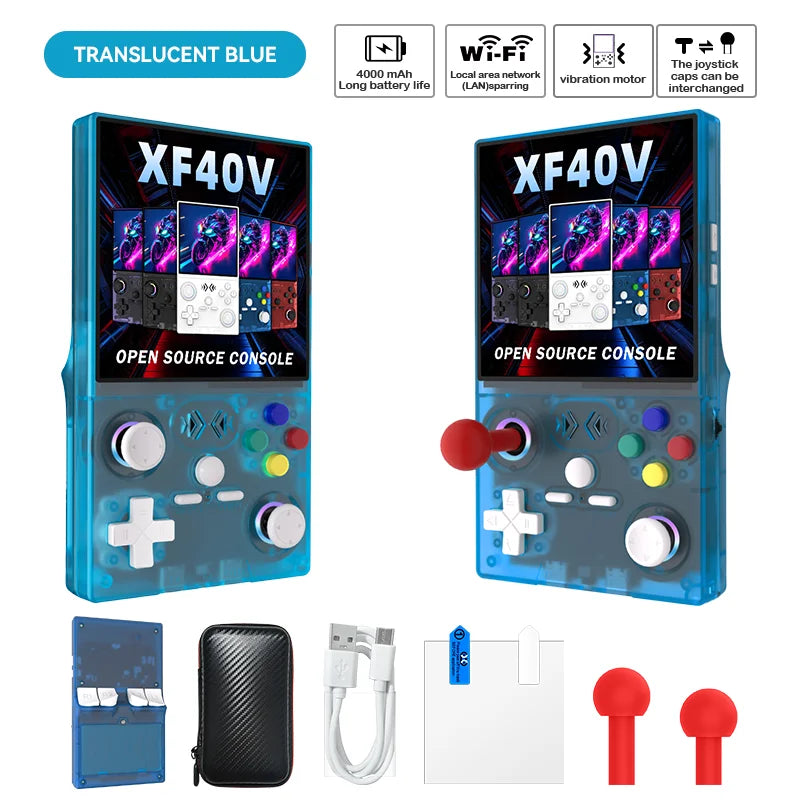 FLLBW Retro Handheld Console Linux-based retro gaming OS 64GB | iGameConsole 2026 Mid-Range | Supports GBA SNES PS1 22000+ Preloaded Games Plug and Play | Back to School Gift for Kids Adults Dad | WiFi Enabled | 64GB Starter Value Edition