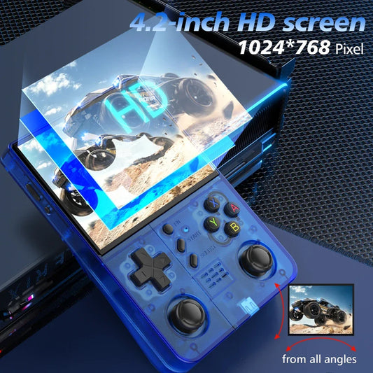 iGameConsole R40XX Retro Handheld Console 4.2" IPS Linux-based retro gaming OS 128GB | iGameConsole 2026 Premium | Supports GBA SNES PS1 1000+ Preloaded Games Plug and Play | Back to School Gift for Kids Adults Dad | WiFi Enabled