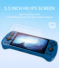 X55 Retro Handheld Console 5.5" IPS Linux-based retro gaming OS 64GB | iGameConsole 2026 Flagship | Supports GBA SNES PS1 50000+ Preloaded Games Plug and Play | Back to School Gift for Kids Adults Dad | 64GB Extended Library Edition