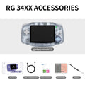 RG34XX Retro Handheld Console Linux-based retro gaming OS 64GB | iGameConsole 2026 Flagship | Supports GBA SNES PS1 5000+ Preloaded Games Plug and Play | Back to School Gift for Kids Adults Dad | WiFi Enabled | 64GB Extended Library Edition