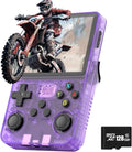 R36S Retro Handheld Console 3.5" IPS Linux-based retro gaming OS (ArkOS community firmware) 64GB | iGameConsole 2026 Budget-Friendly | Supports GBA SNES PS1 20000+ Preloaded Games Plug and Play | Back to School Gift for Kids Adults Dad