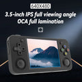RG35XX+ Retro Handheld Console 3.5" IPS Linux-based retro gaming OS (muOS community firmware) 64GB | iGameConsole 2026 Premium | Supports GBA SNES PS1 PSP NDS MAME 2000+ Preloaded Games Plug and Play | Back to School Gift for Kids Adults Dad