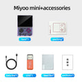MiyooMini+ Retro Handheld Console 3.5" IPS Linux-based retro gaming OS (OnionOS community firmware) 64GB | iGameConsole 2026 Mid-Range | Supports GBA SNES PS1 25000+ Preloaded Games Plug and Play | Back to School Gift for Retro Gamers Adults Collectors