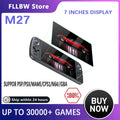 M27 Retro Handheld Console 7.0" IPS Linux-based retro gaming OS 64GB+ | iGameConsole 2026 Premium | Supports GBA SNES PS1 PSP 1000+ Preloaded Games Plug and Play | Back to School Gift for Kids Adults Dad