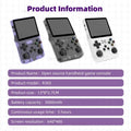 R36S Retro Handheld Console 3.5" IPS Linux-based retro gaming OS (ArkOS community firmware) 64GB | iGameConsole 2026 Premium | Supports GBA SNES PS1 N64 PSP MAME 1000+ Preloaded Games Plug and Play | Back to School Gift for Kids Adults Dad