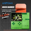 TrimUIBrick Retro Handheld Console 3.2" IPS Linux-based retro gaming OS (CrossMix community firmware) 64GB | iGameConsole 2026 Flagship | Supports GBA SNES PS1 13000+ Preloaded Games Plug and Play | Back to School Gift for Kids Adults Dad